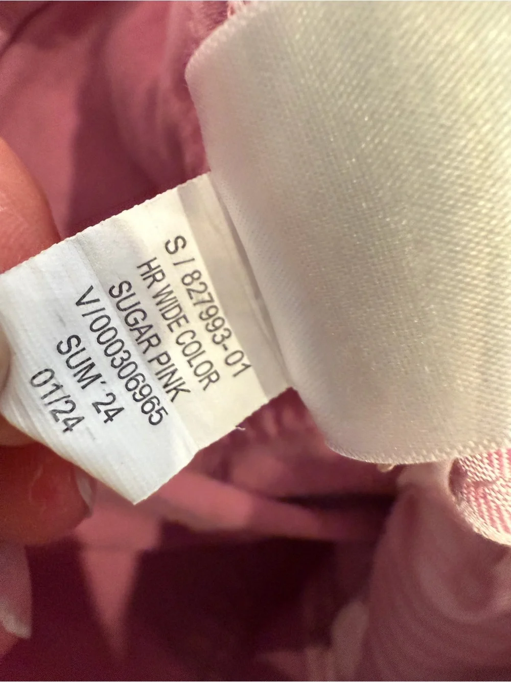 GAP Pink Wide-Leg Denim Pants